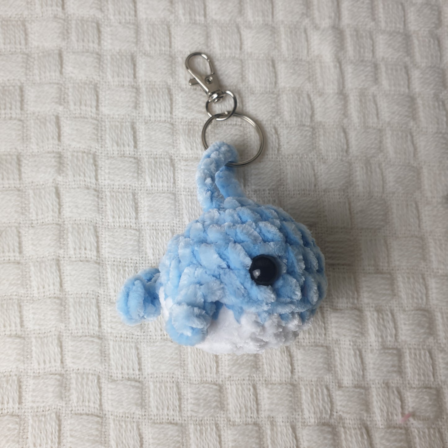 Crochet Baby Whale Keychains *Handmade & Ready to ship*