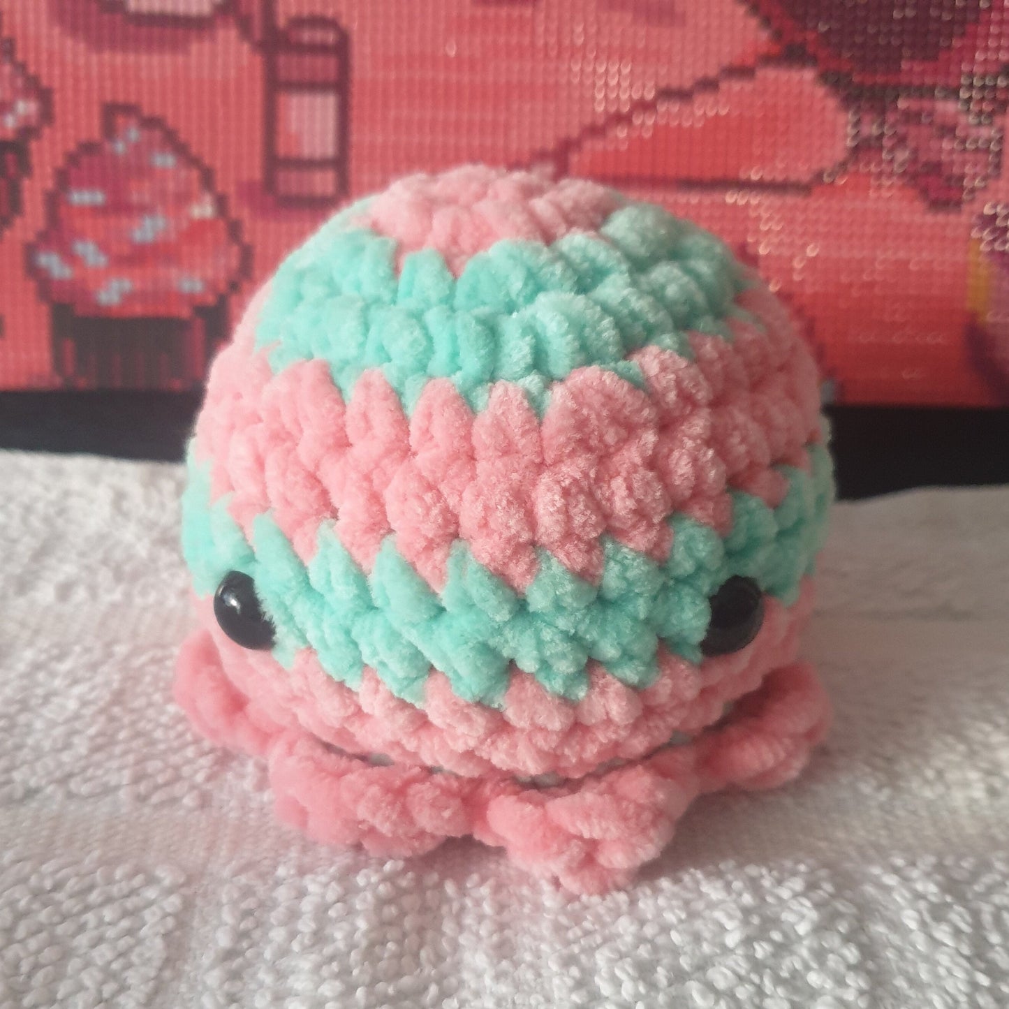 Crochet Mini Octopus Duo Colour *Handmade & Ready to ship*