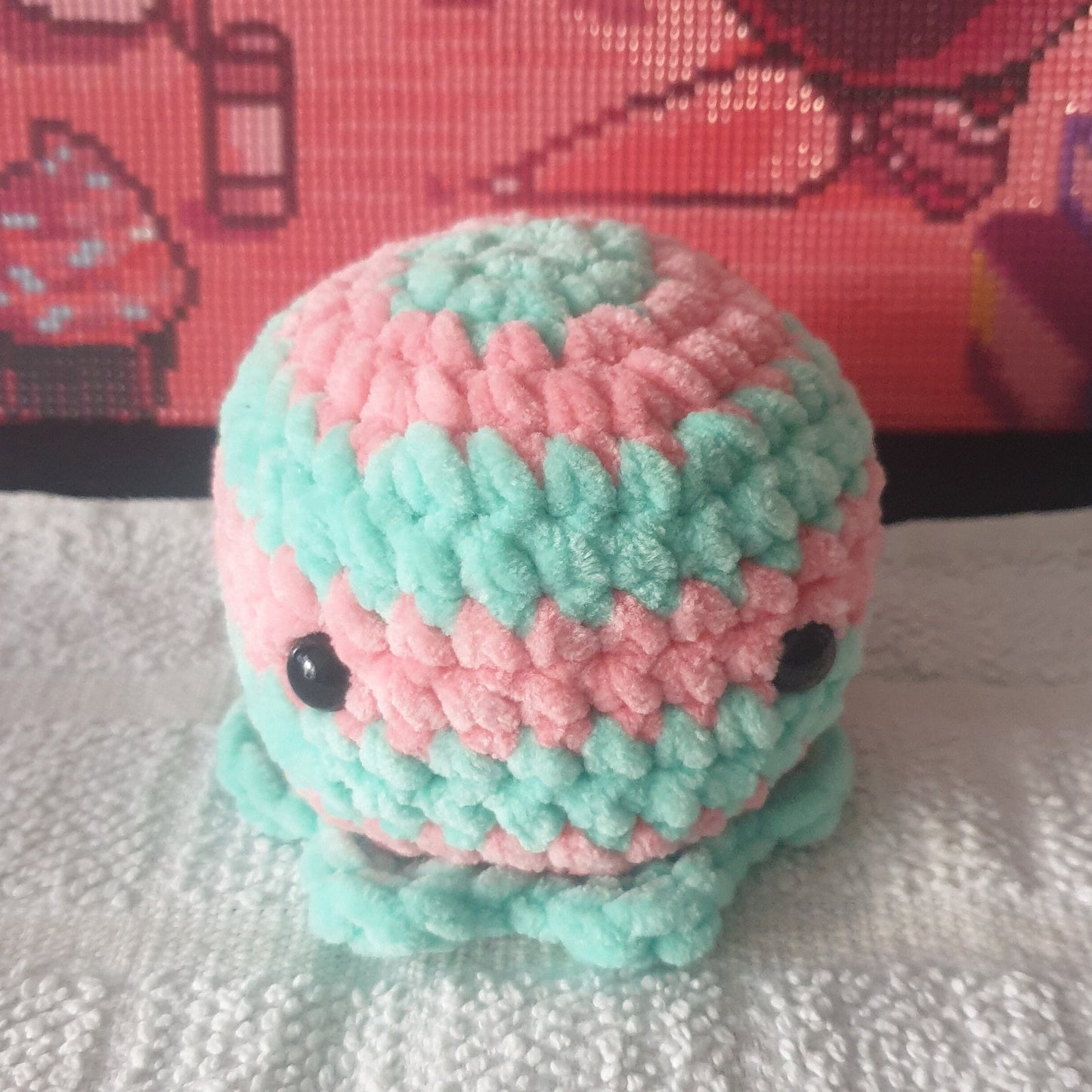 Crochet Mini Octopus Duo Colour *Handmade & Ready to ship*