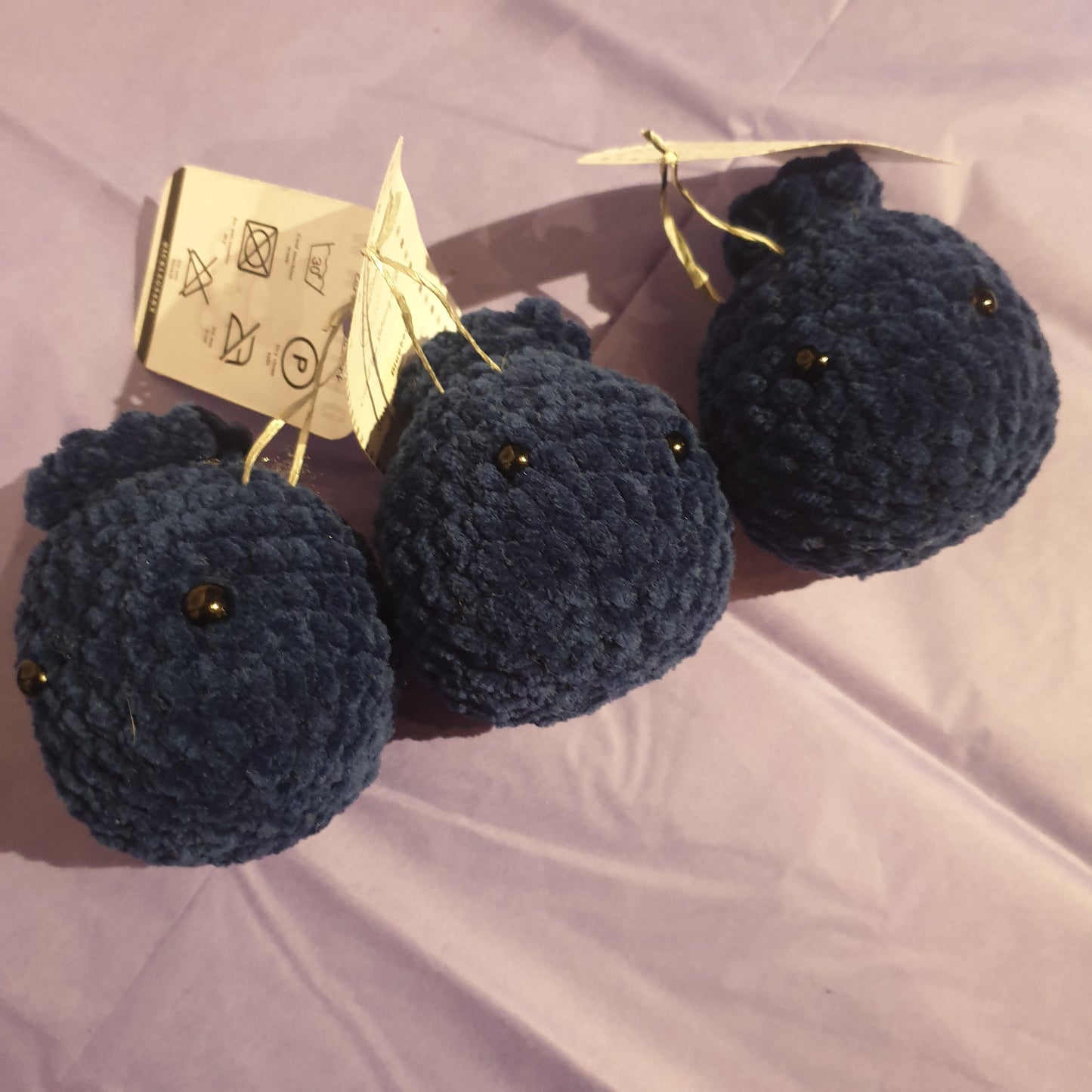 Crochet Blueberry Plushie *Handmade & Ready to ship*