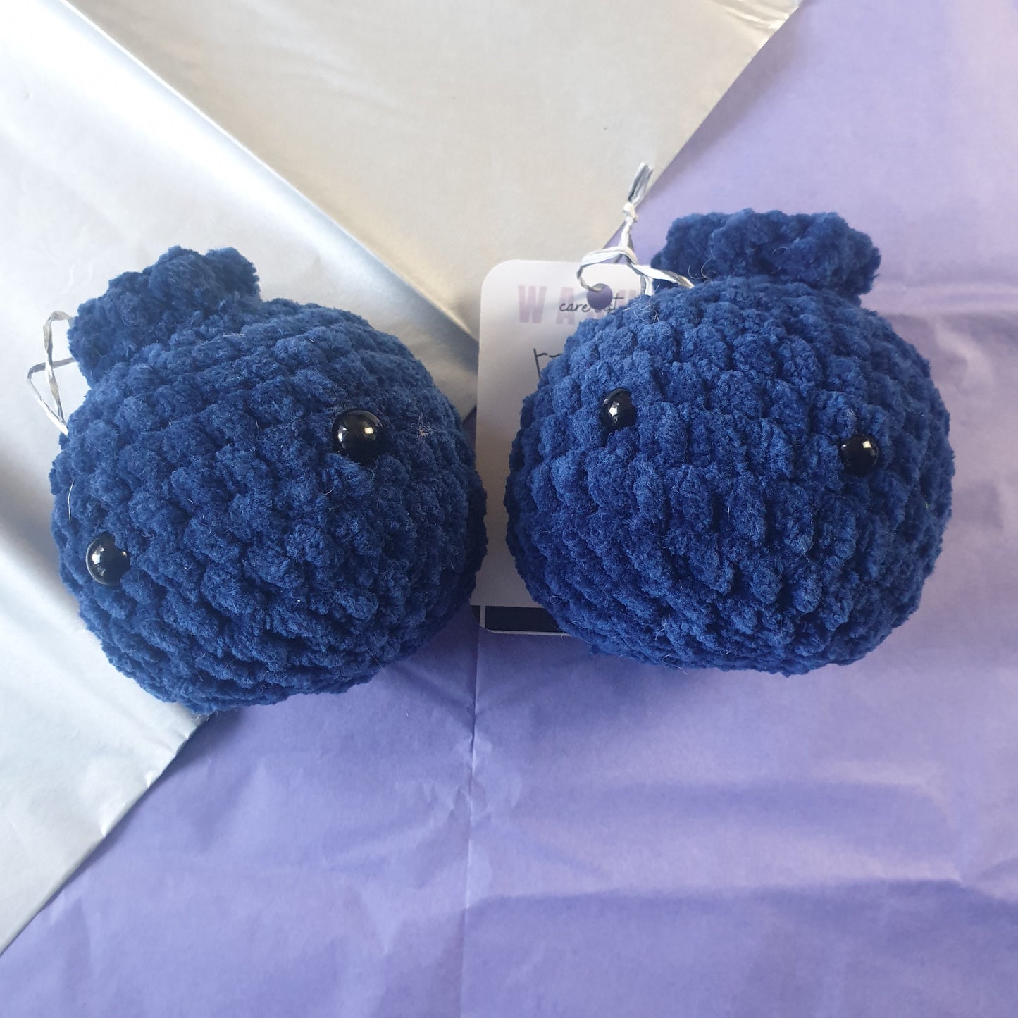 Crochet Blueberry Plushie *Handmade & Ready to ship*