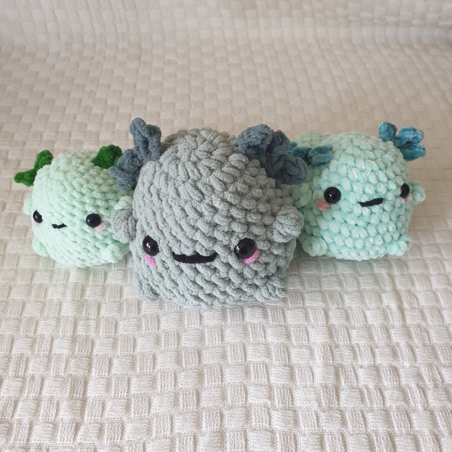 Crochet Axolotl Amigurumi Plushie *Handmade & Ready to ship*