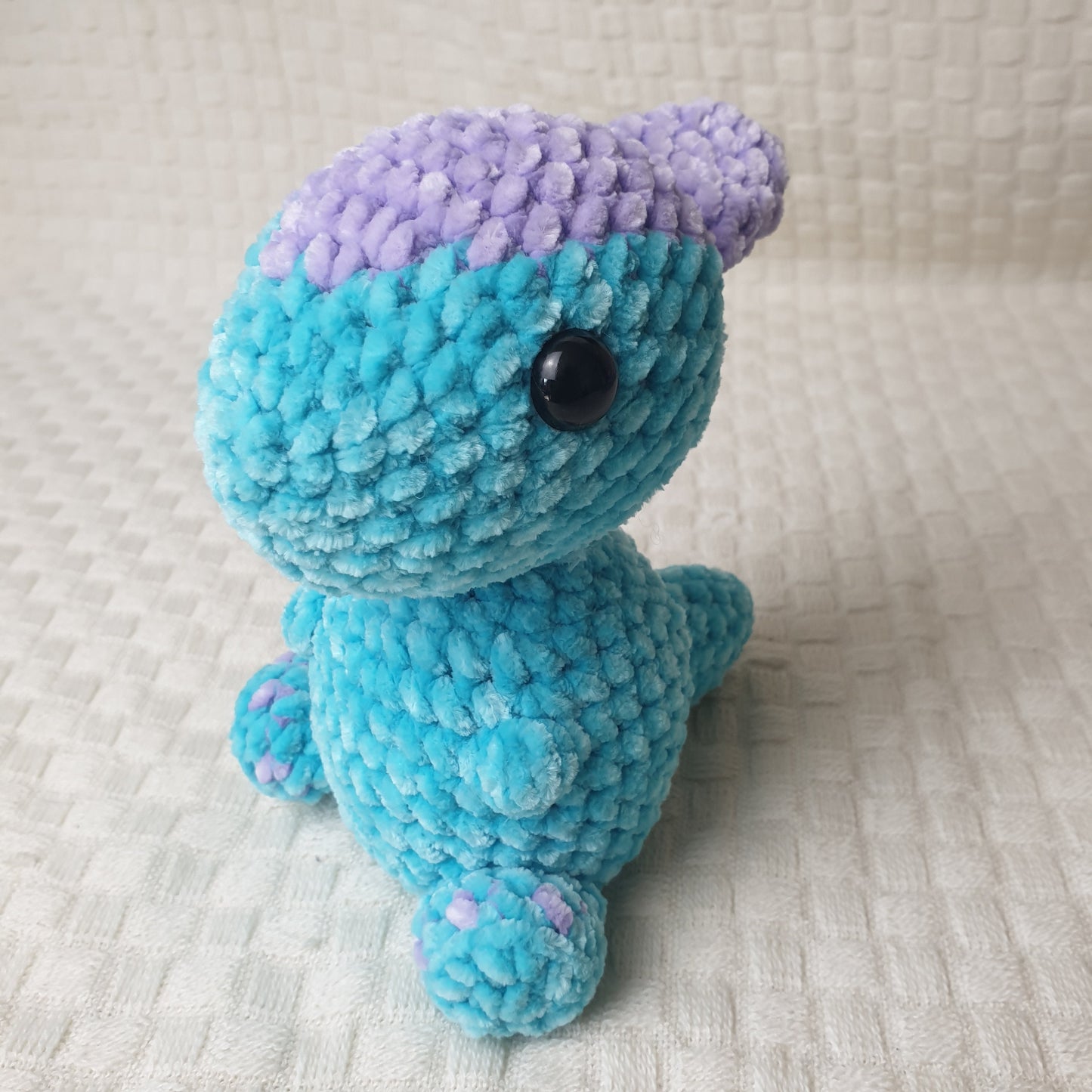 Crochet Parasaurolophus Plushie *Handmade & Ready to ship*