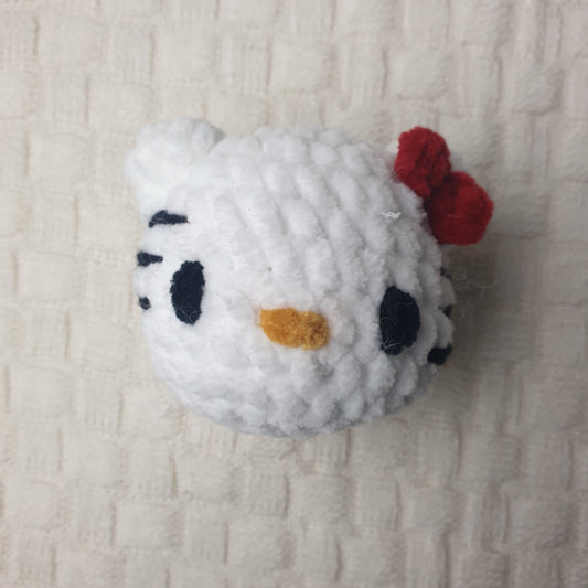 Crochet San Rio Plushie Hello Kitty *Handmade & Ready to ship*