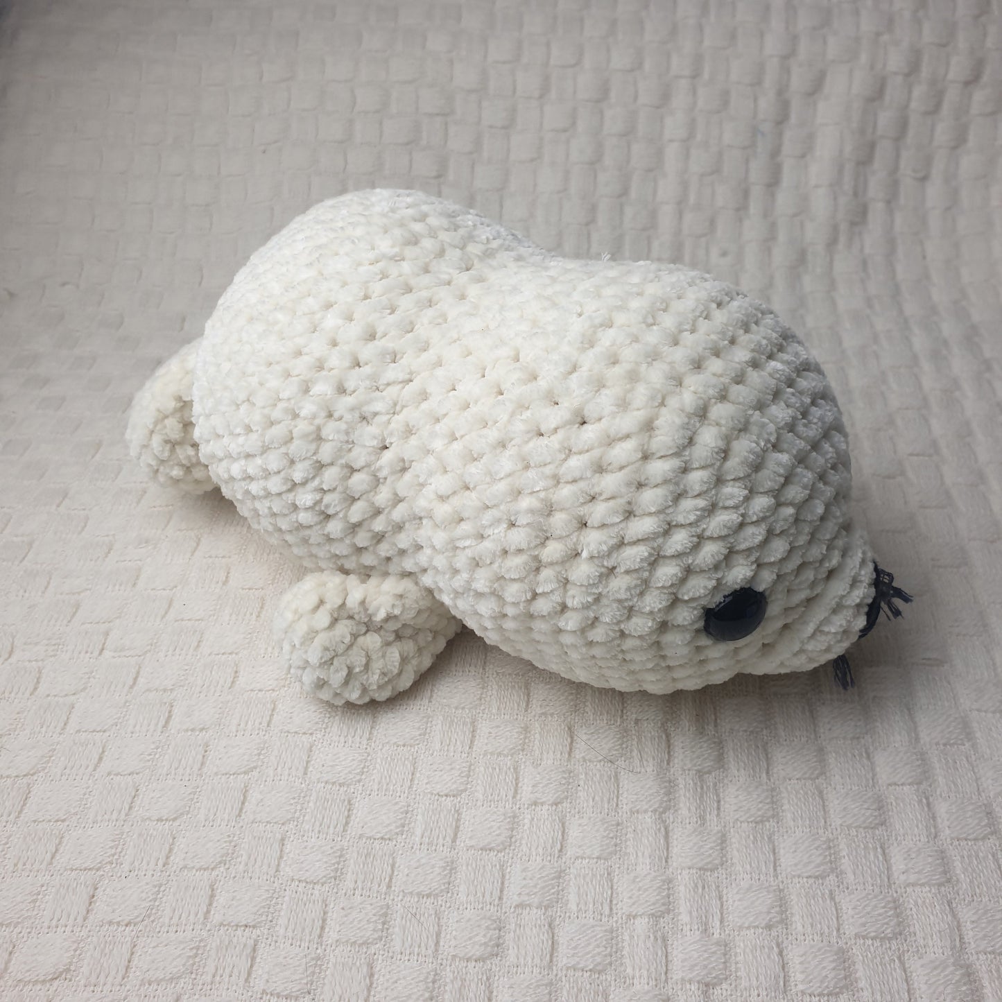 Crochet Baby Seal Plushie *Handmade & Ready to Ship*