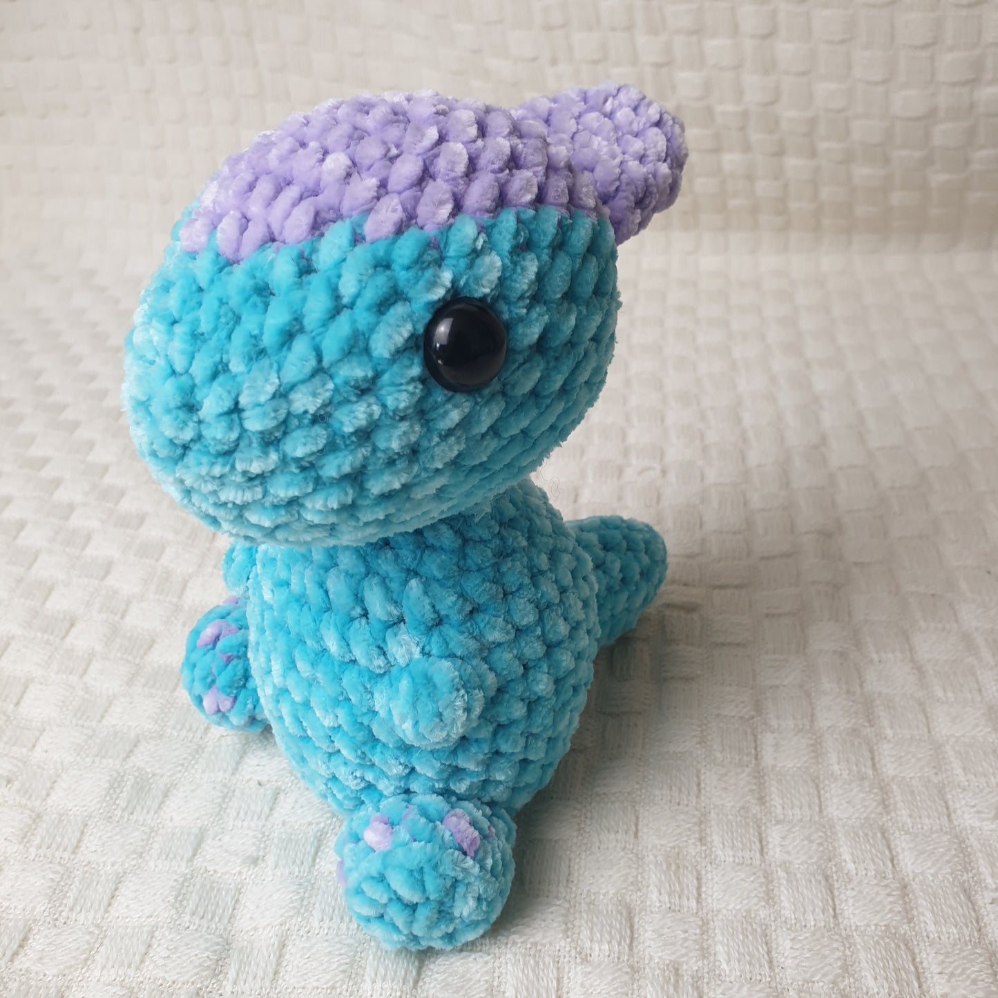 Crochet Parasaurolophus Plushie *Handmade & Ready to ship*